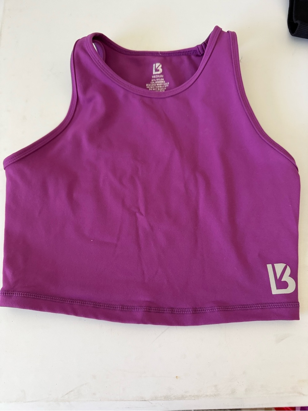 BuffBunny Purple Cropped Athletic Tank